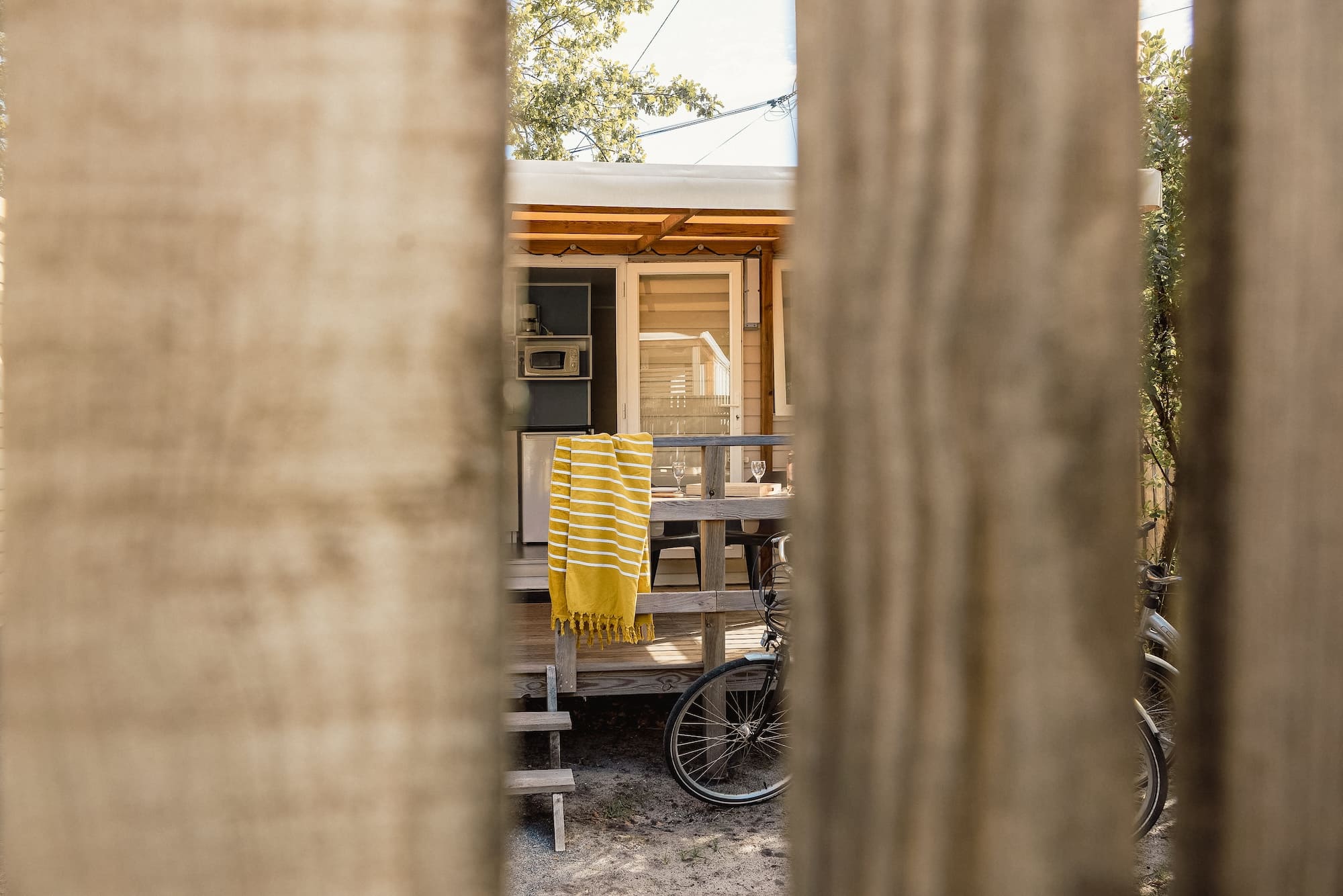 Camping pasteur serviette location services vélo